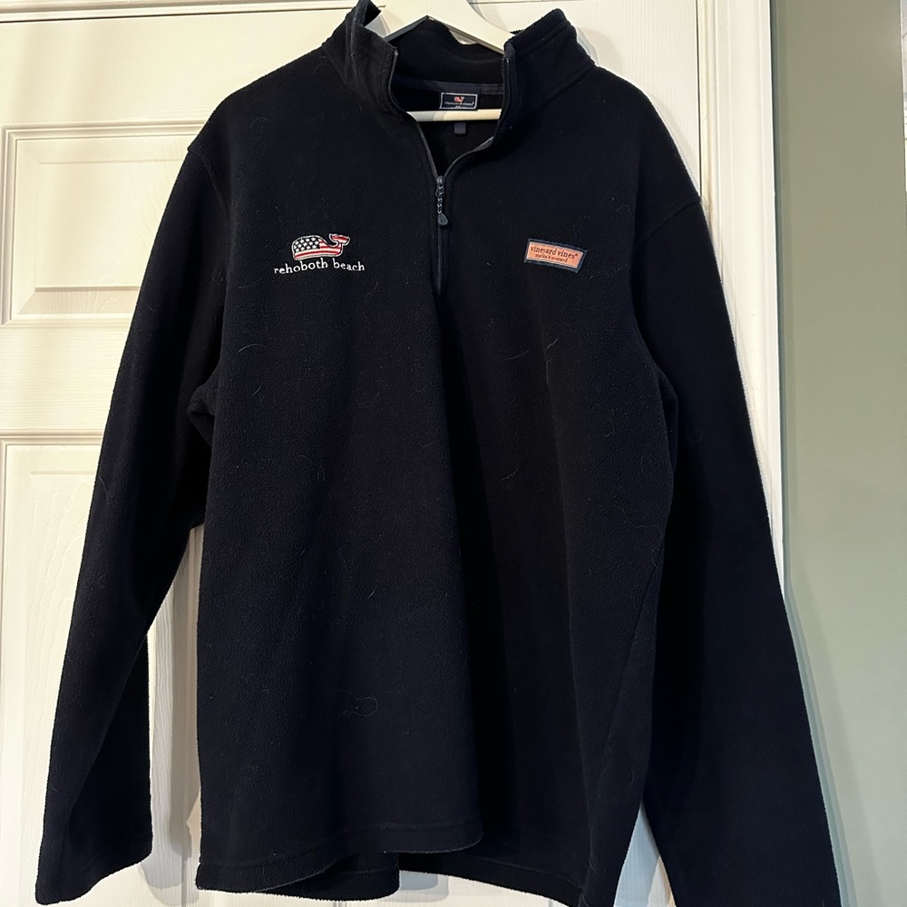 Vineyard Vines Fleece Rehoboth Beach Quarter Zip